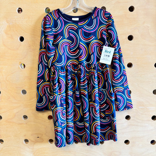 Blue Rainbows Twirl Dress