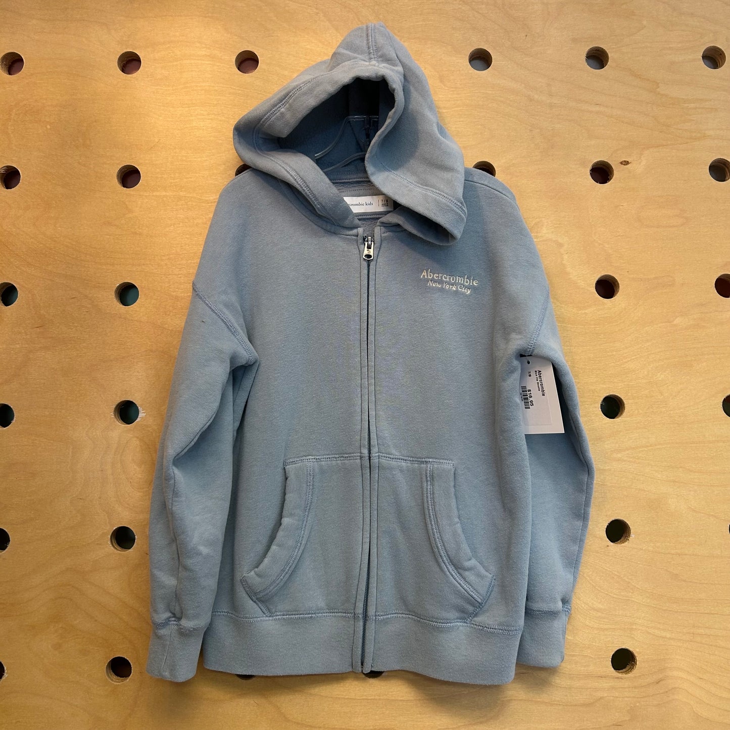 Blue Zip Hoodie