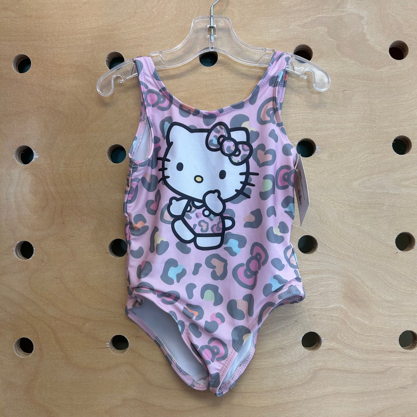 Pink Leopard Hello Kitty Swimsuit
