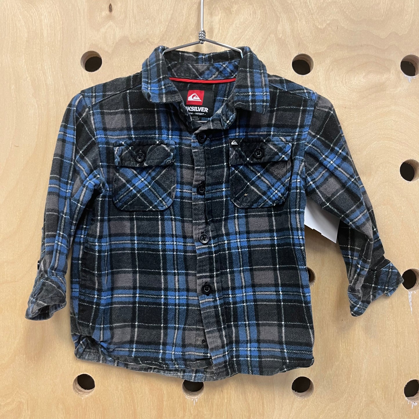 Grey & Blue Flannel