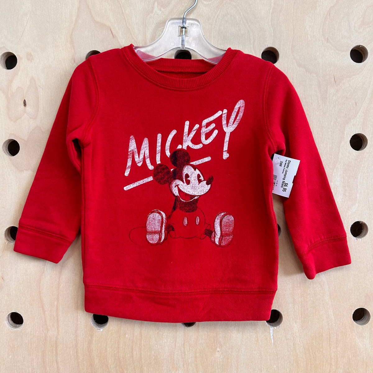 Red Mickey Pullover