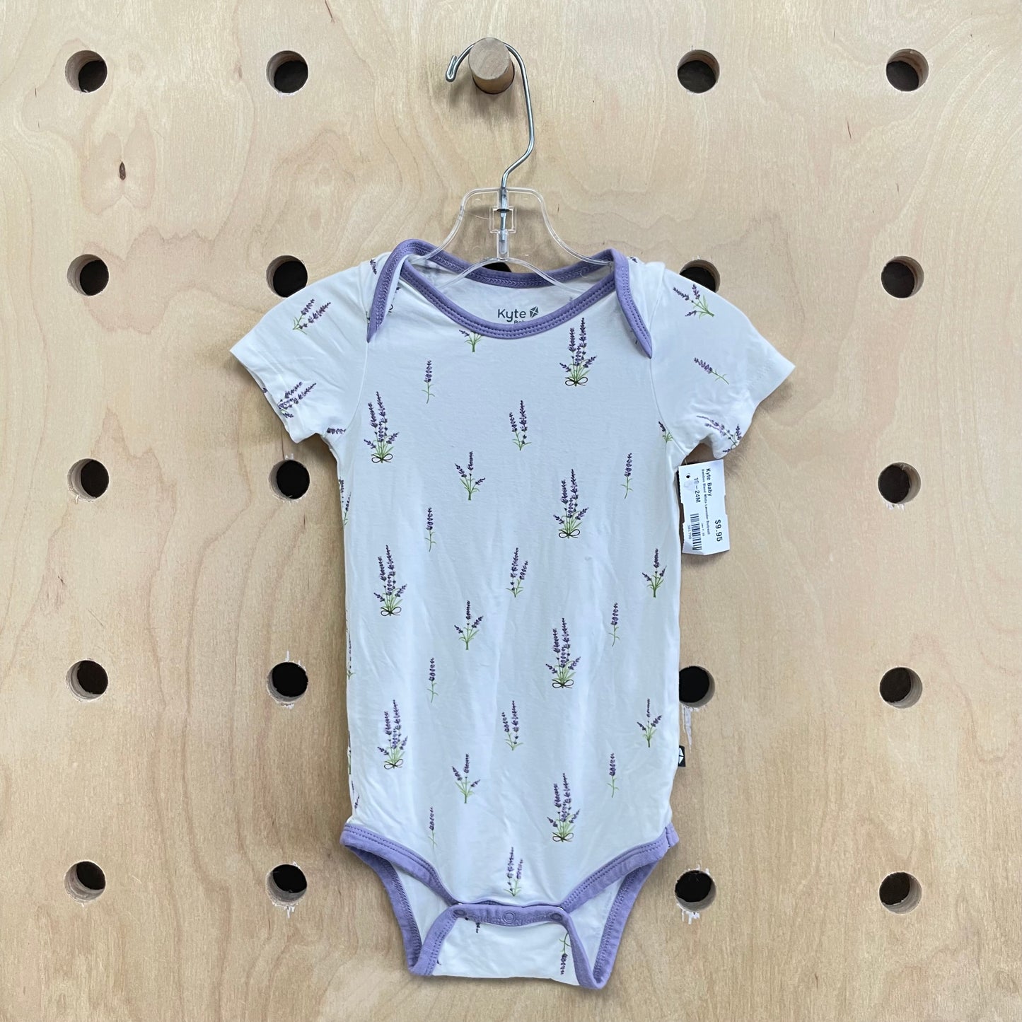 Bamboo Blend White Lavender Bodysuit
