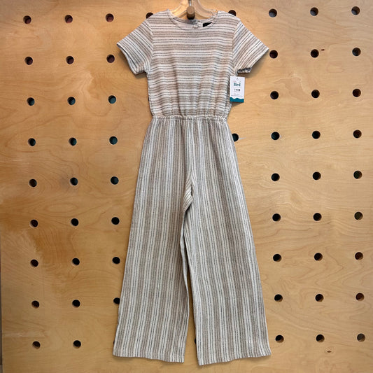 Oat Striped Jumpsuit