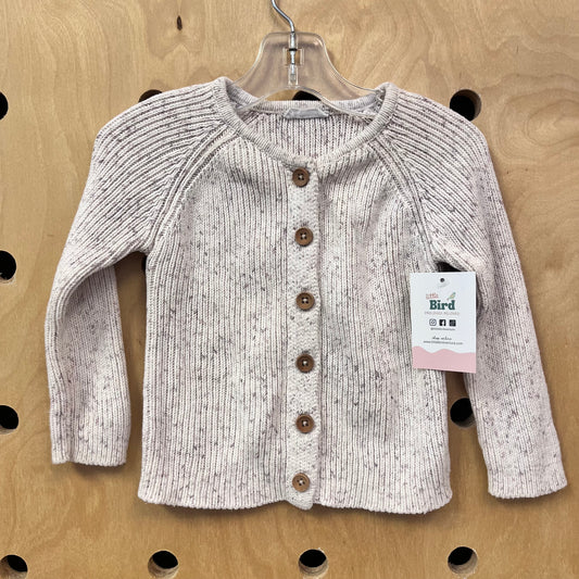 Cream Confetti Cardigan