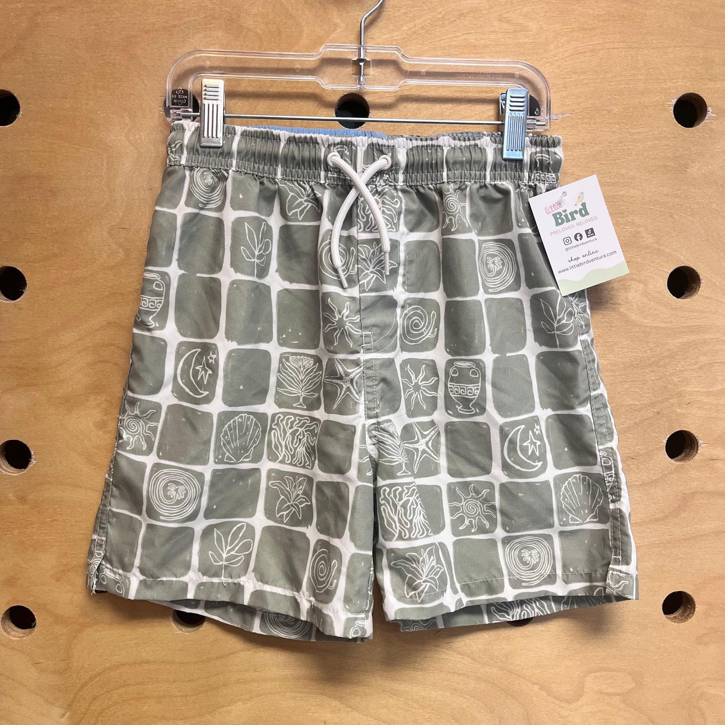 Green Sea Life Swim Trunks