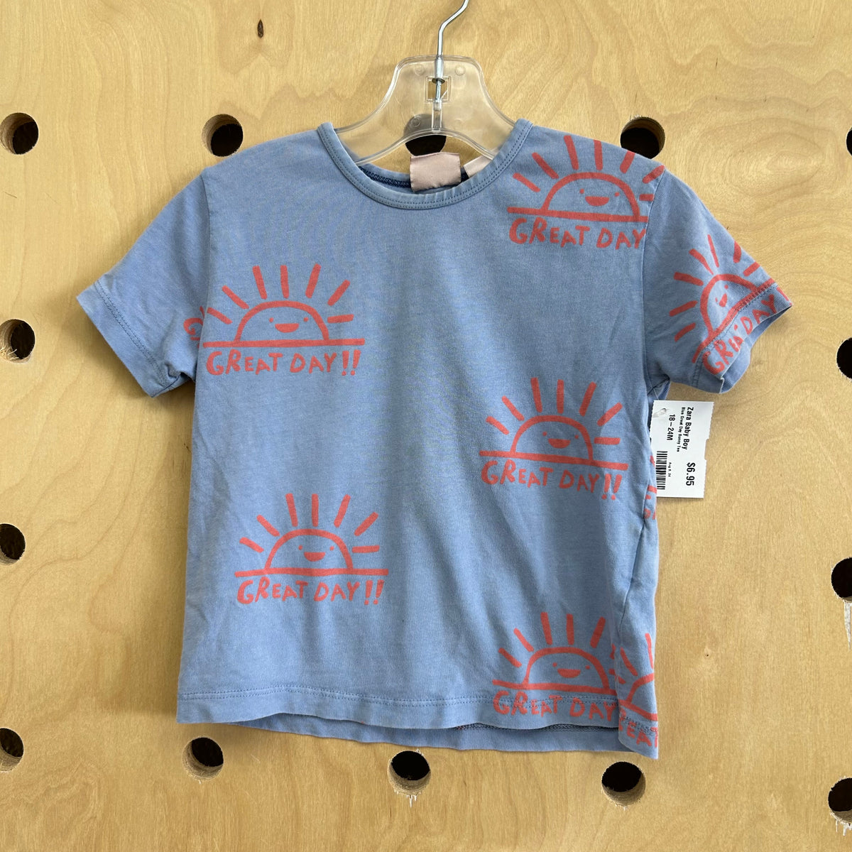 Blue Great Day Sunny Tee