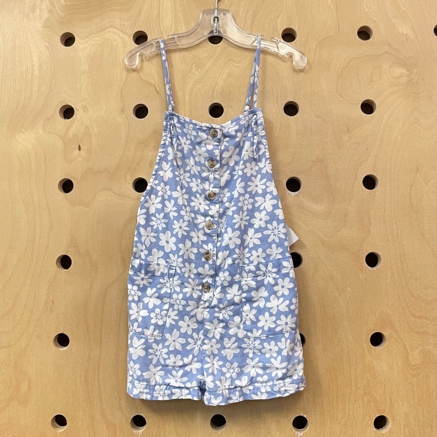 Blue Floral Romper