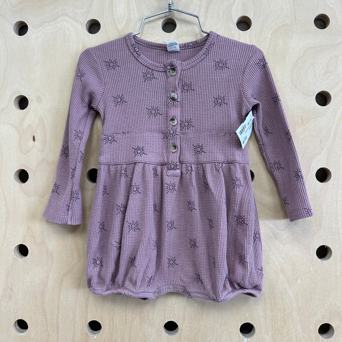 Dusty Purple Sun Bubble Romper