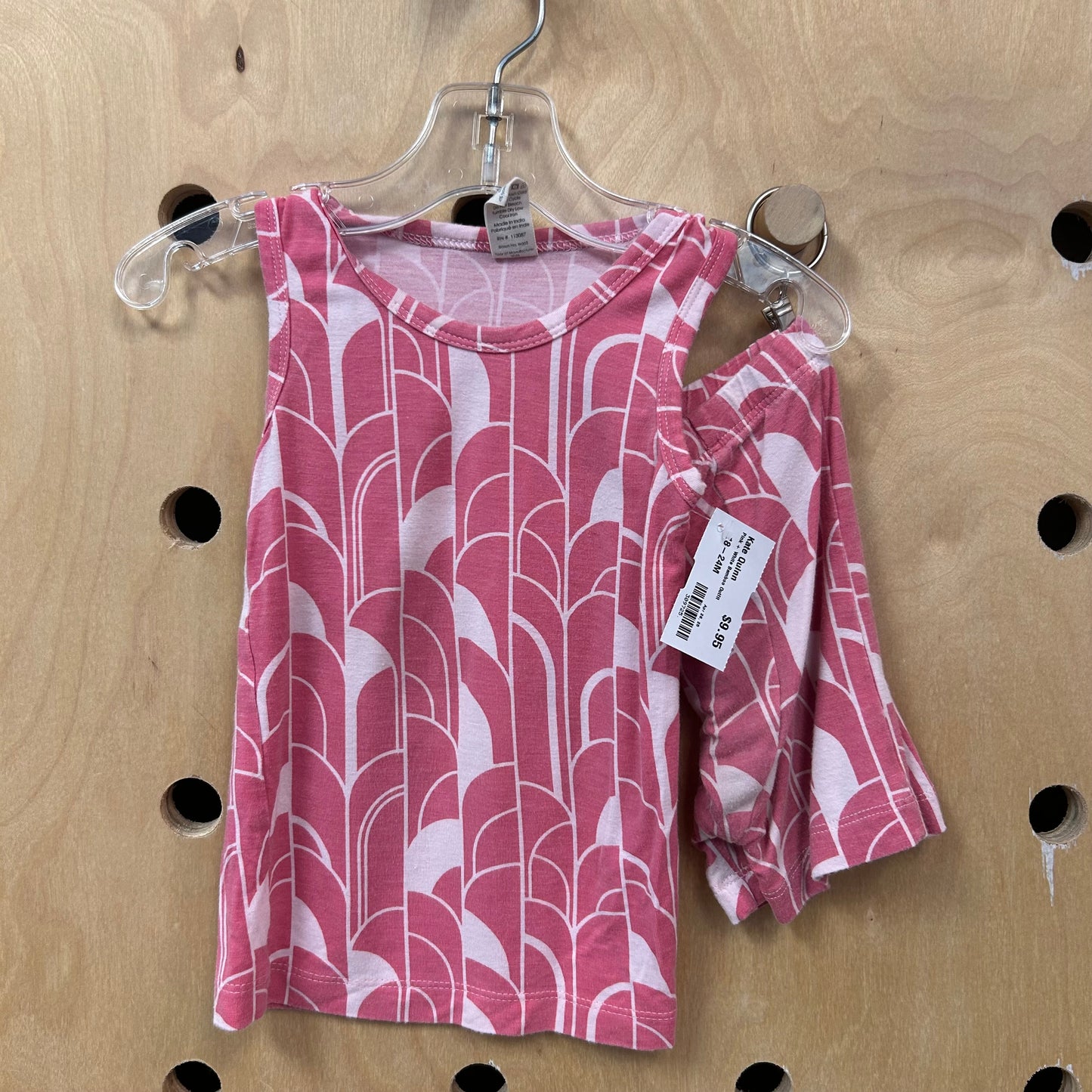 Pink + White Bamboo Outfit