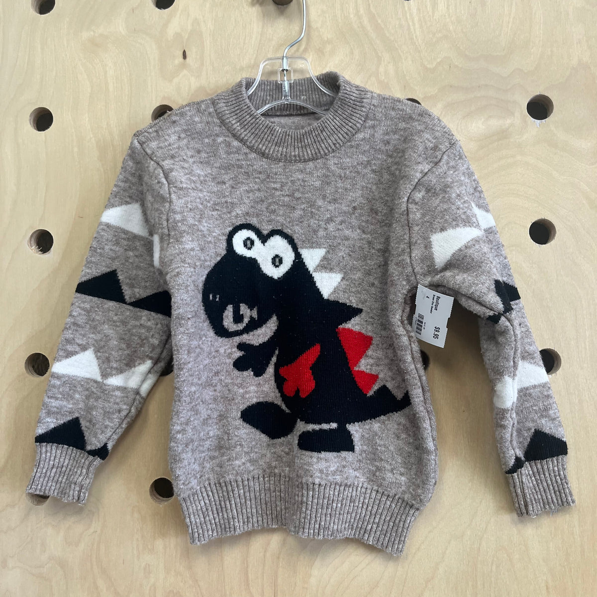Brown Dino Sweater