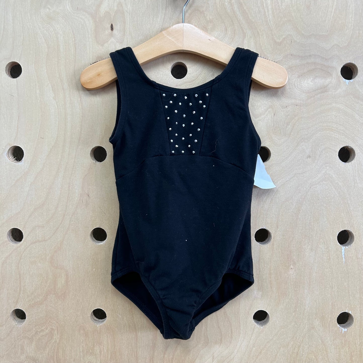 Black Rhinestone Leotard