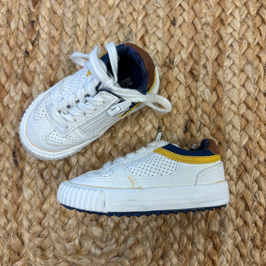 White/Yellow Sneakers