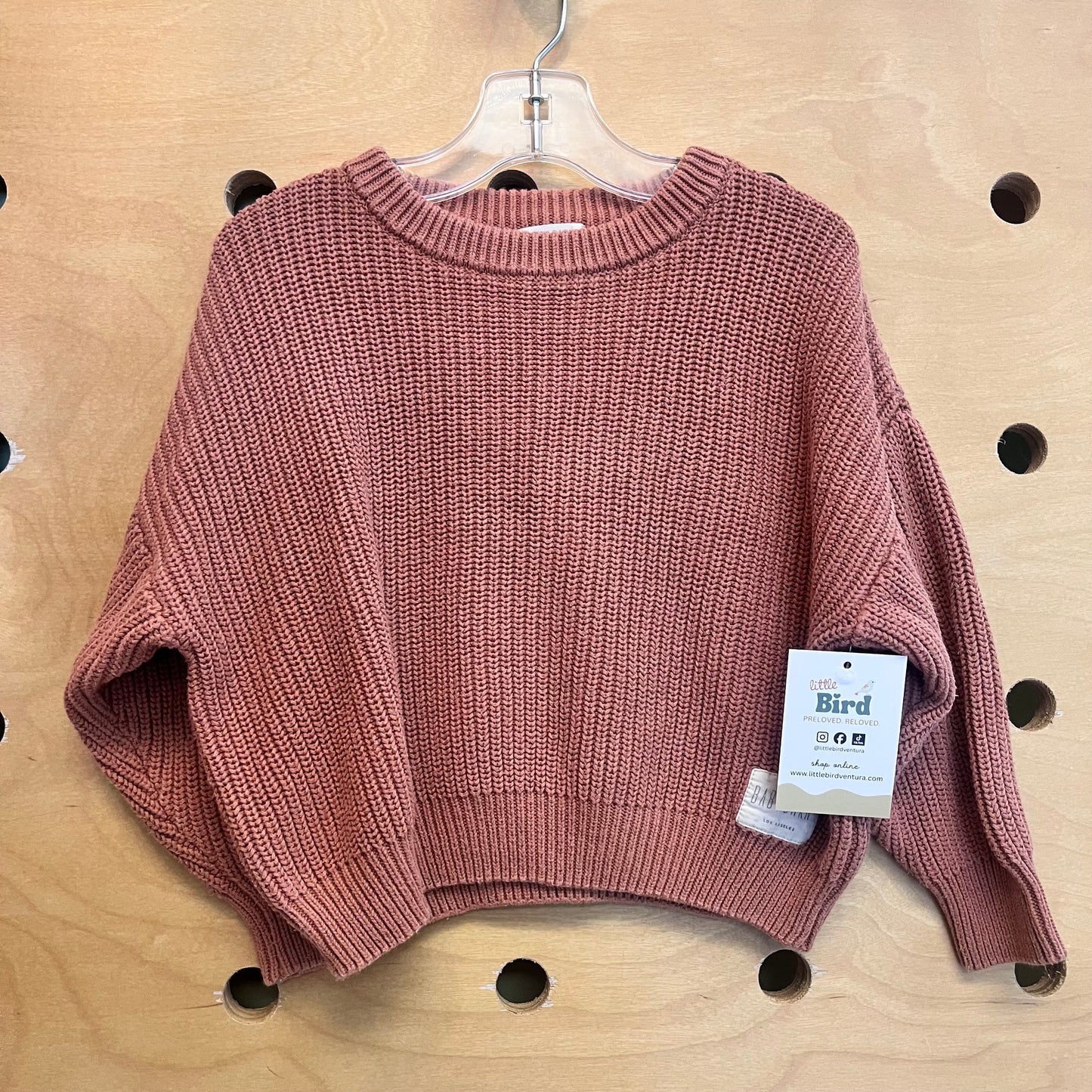 Terracotta Boxy Sweater