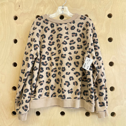 Tan Animal Print Pullover