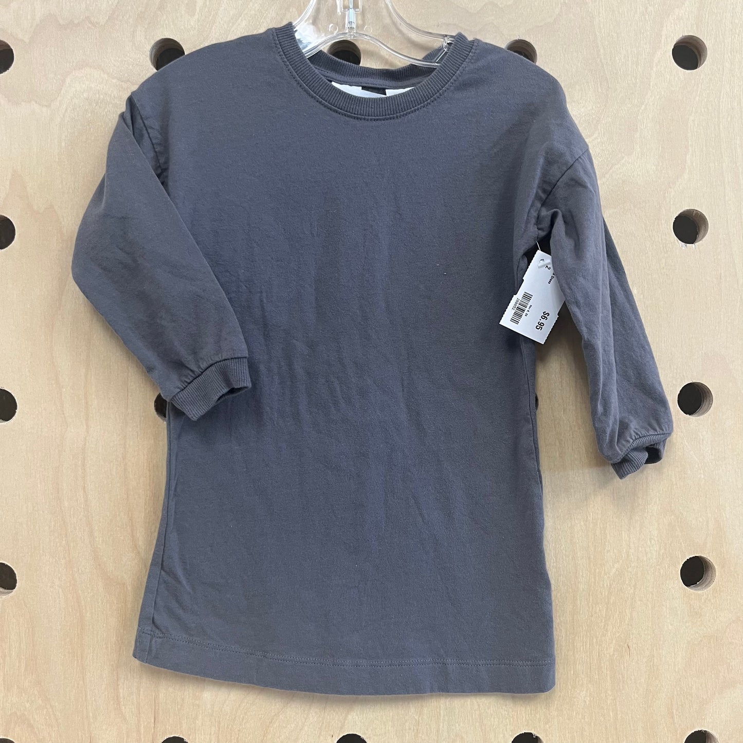Grey LS Dress