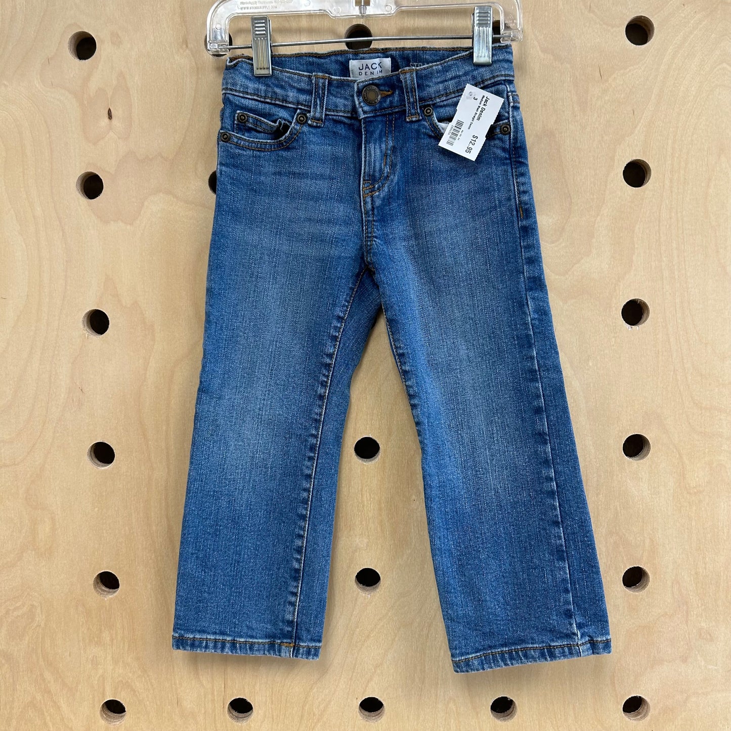 Medium Wash Straight Denim