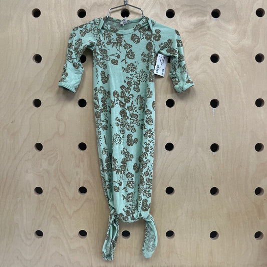 Mint Floral Bamboo Sleep Sack