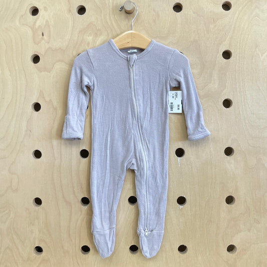 Grey Waffle Footies
