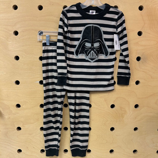Organic Black/Grey Vader Pajamas