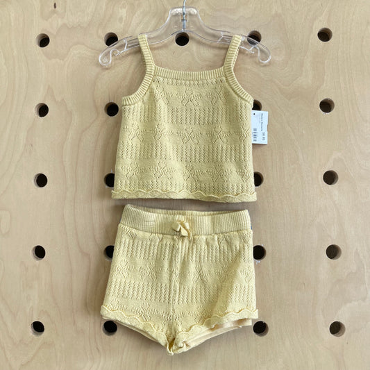 Yellow Knit Outfit