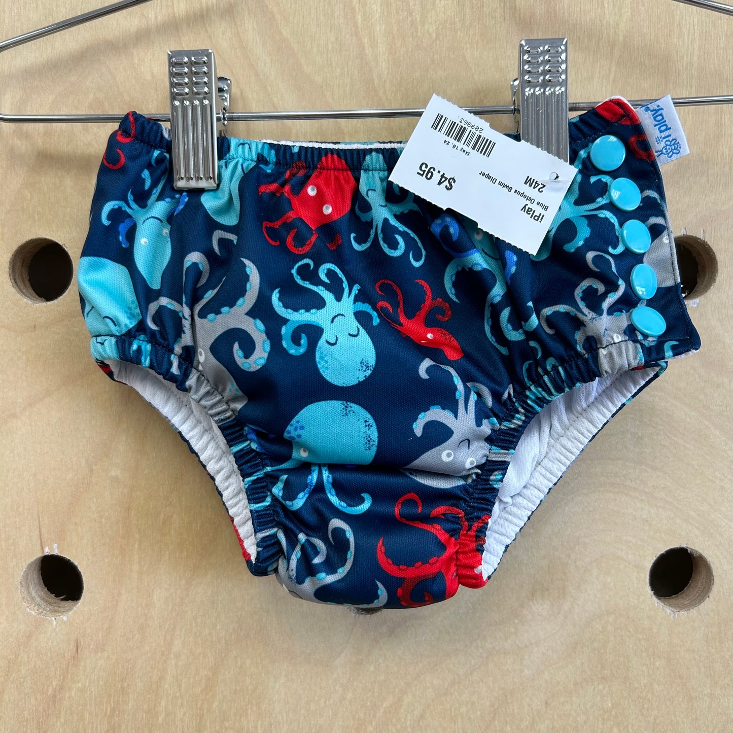 Blue Octopus Swim Diaper