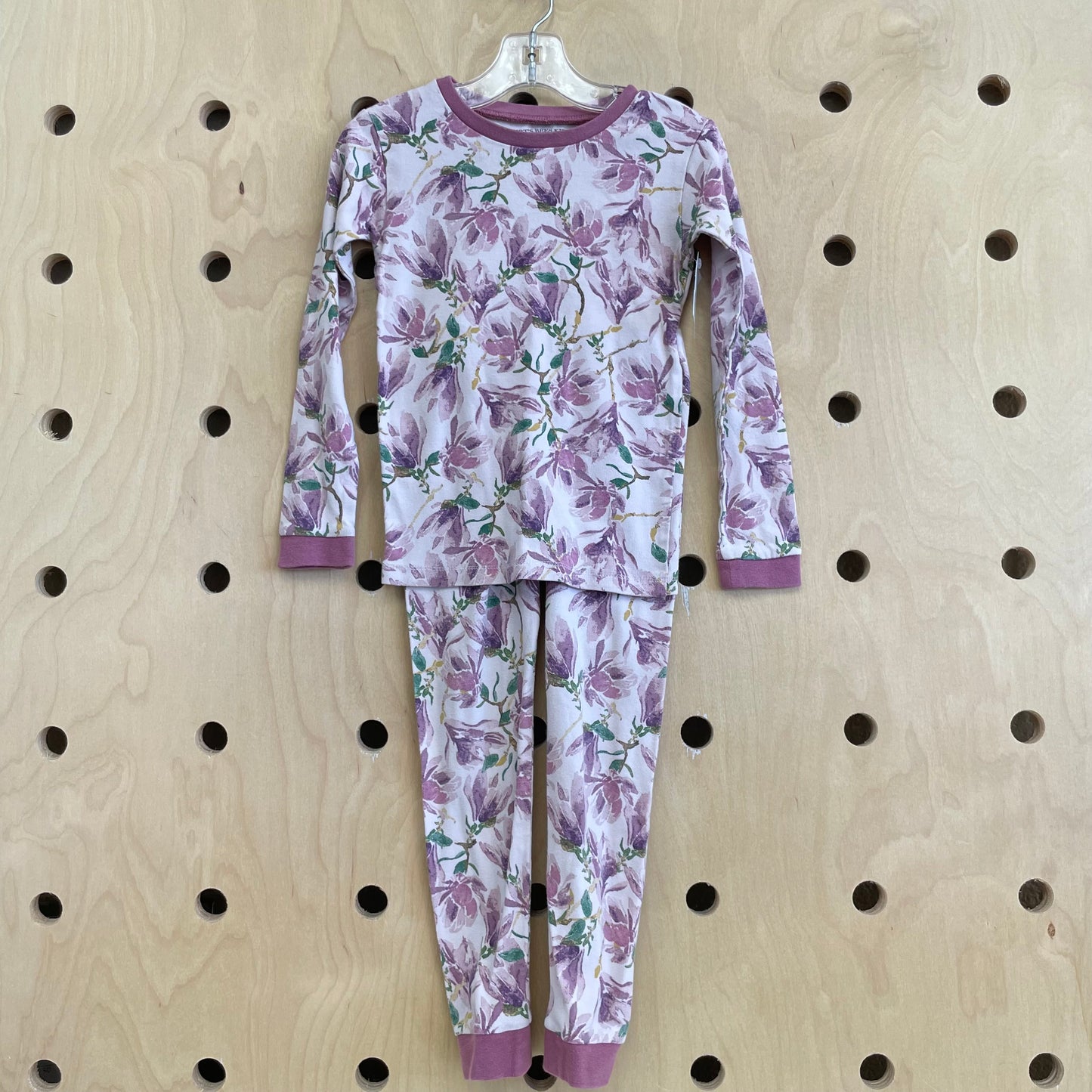Organic Purple Floral Pajamas