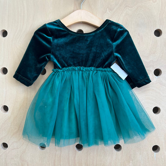 Green Tulle Holiday Dress