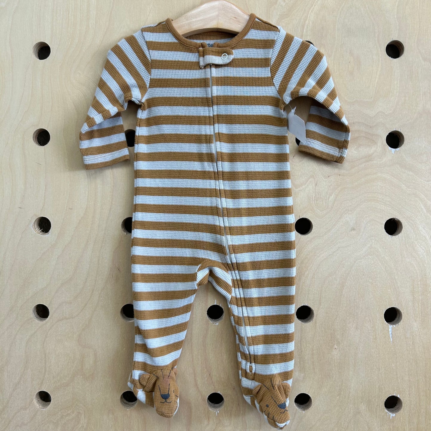 Yellow + Grey Waffle Romper