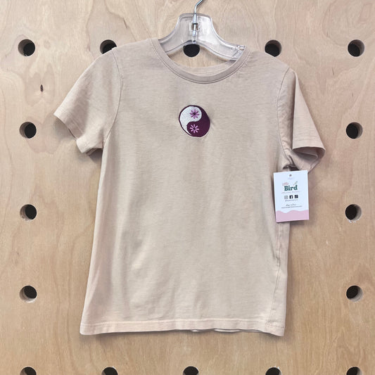 Beige Ying Yang Tee