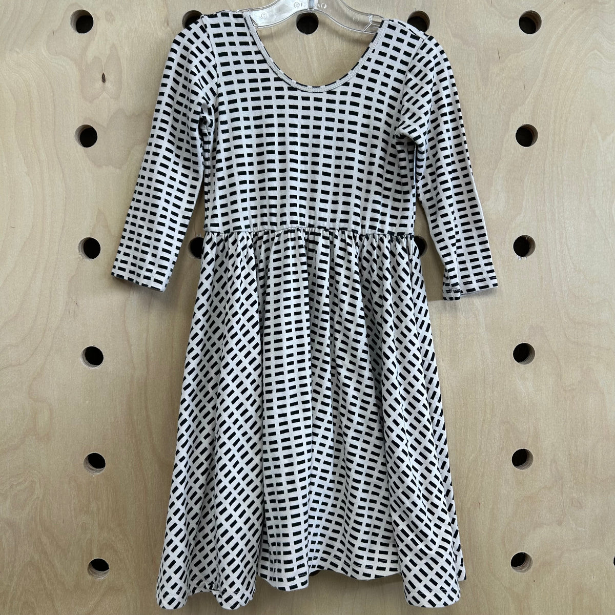 Cream & Black Dress