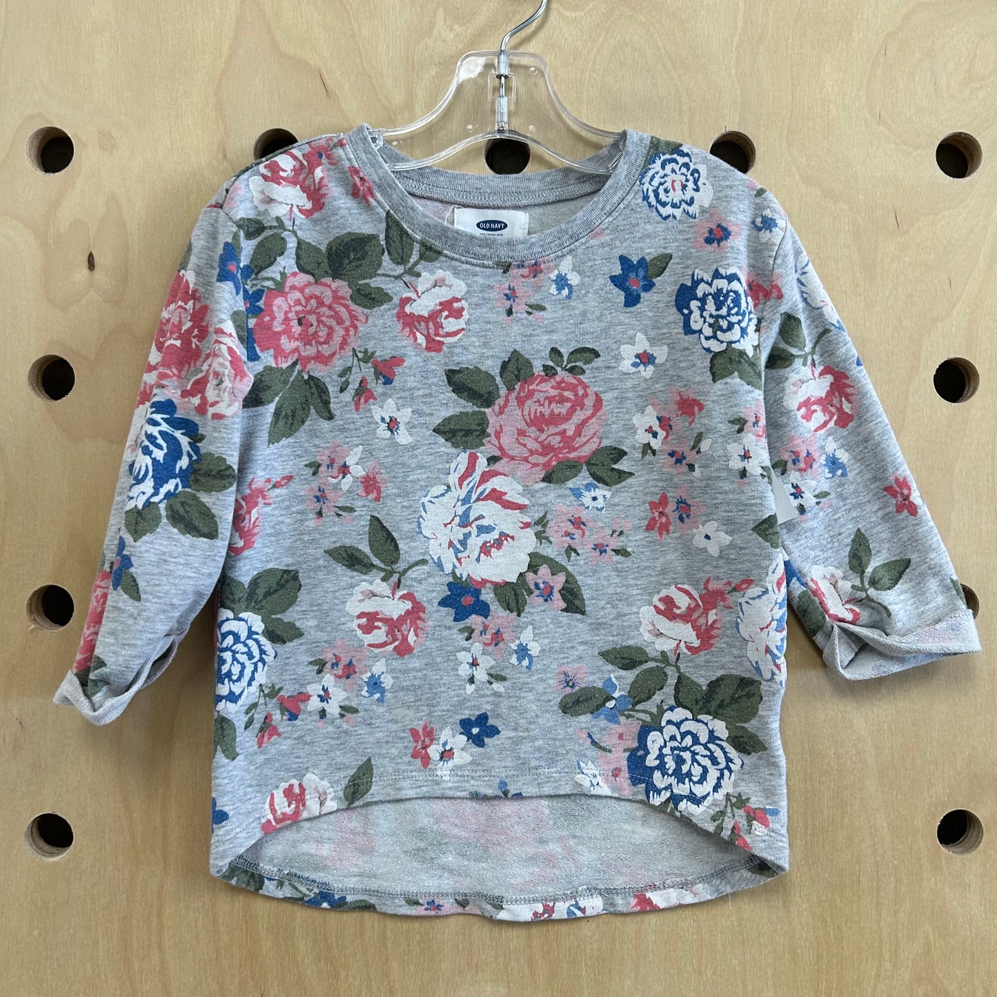 Grey Floral Tunic