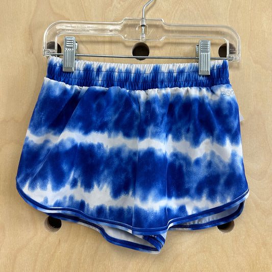 Blue Tie Dye Athletic Shorts