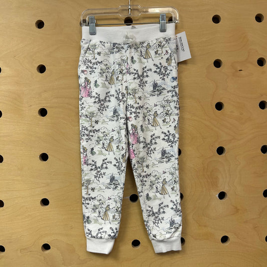 White Sleeping Beauty Joggers