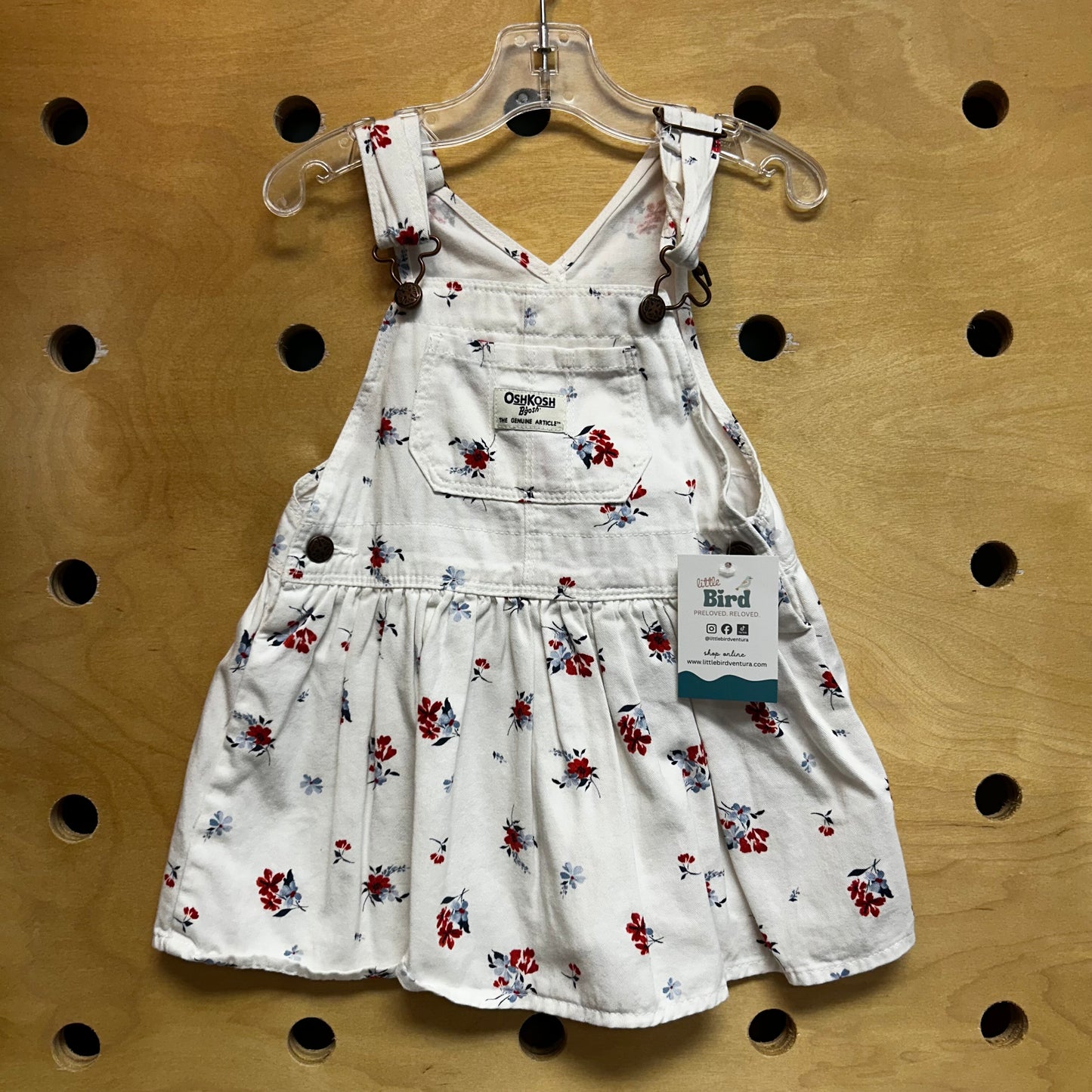 Blue/Red Floral Coveralls