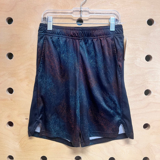 Black/Blue/Red Athletic Shorts