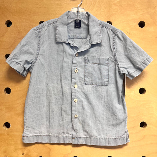 Chambray Button Up Tee