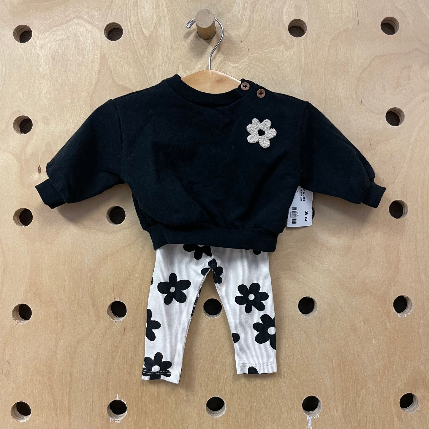 B+W Floral Outfit