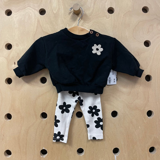 B+W Floral Outfit