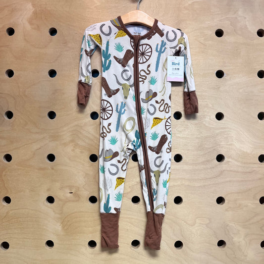 Cream Bamboo Cowboy Zippy