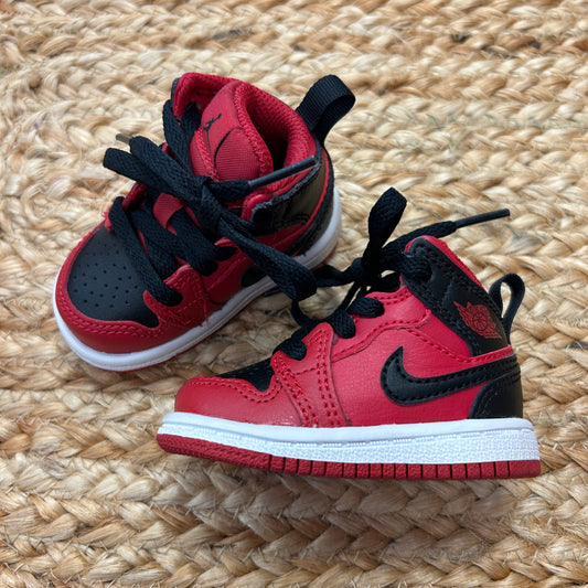 Black & Red Jordan 1 Sneakers