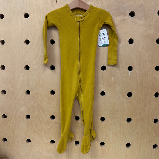 Yellow Zip Footies