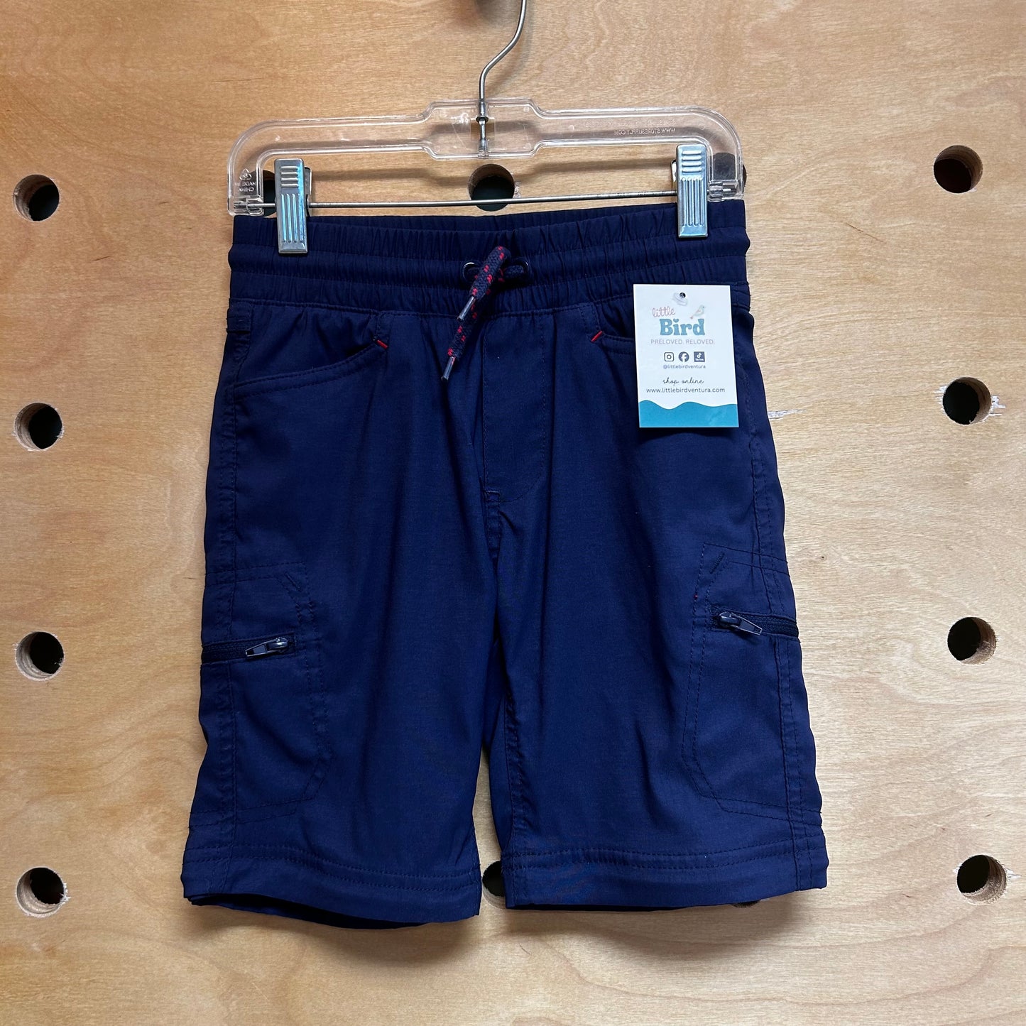 Navy Cargo Quick Dry Shorts