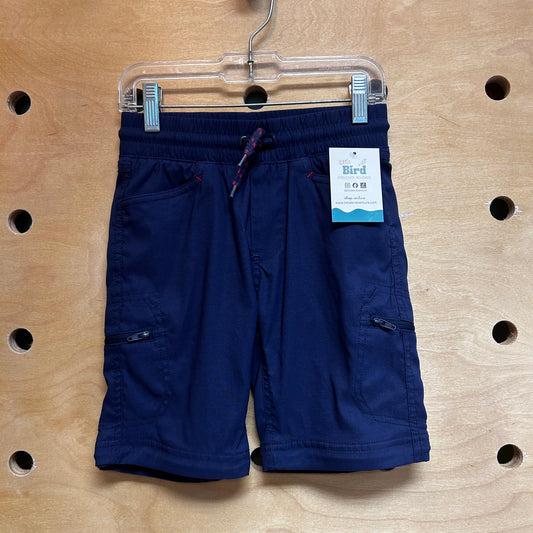 Navy Cargo Quick Dry Shorts