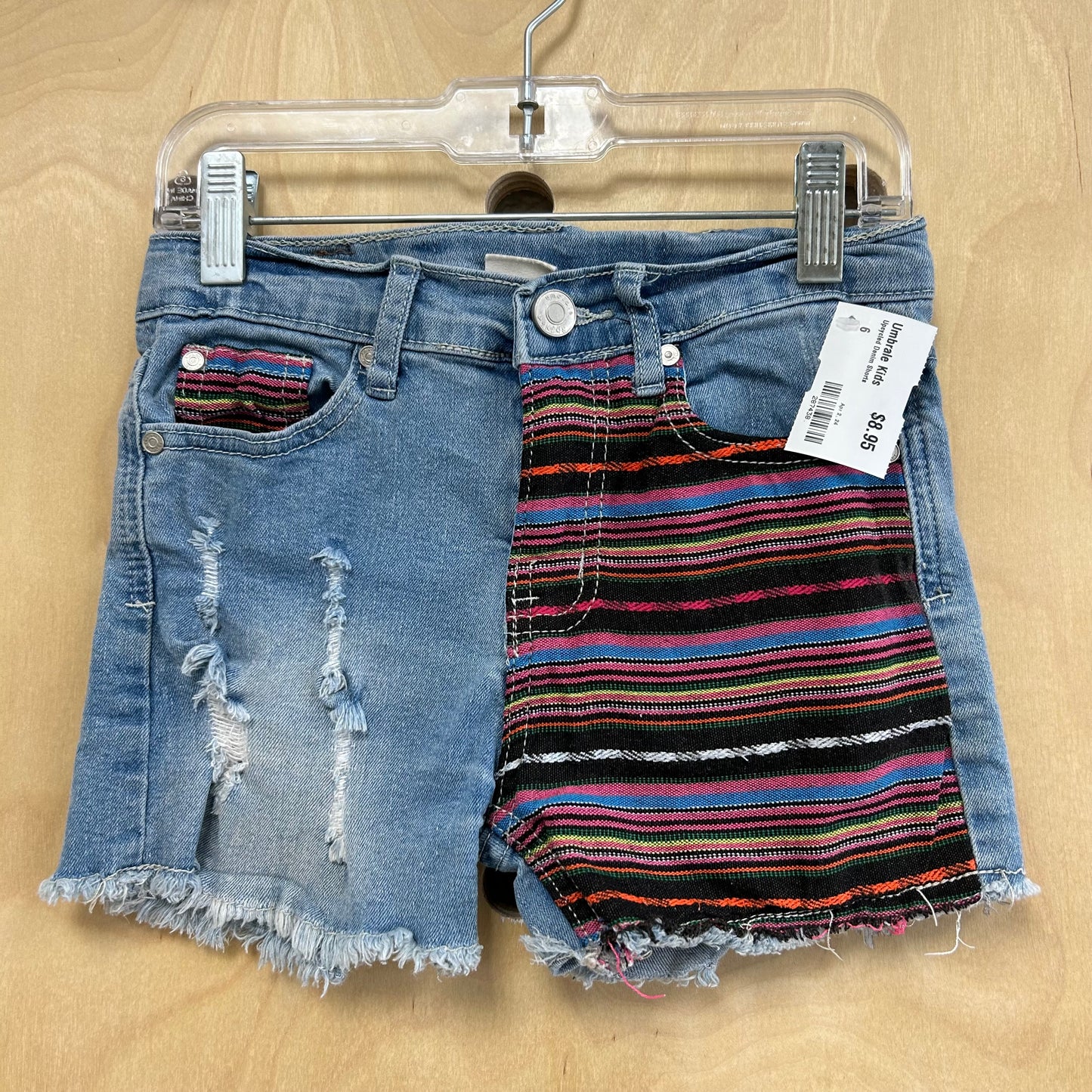 Upcycled Denim Shorts