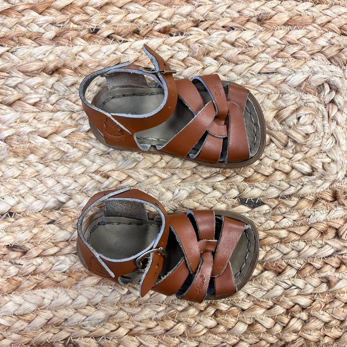 Brown Leather Strappy Sandals