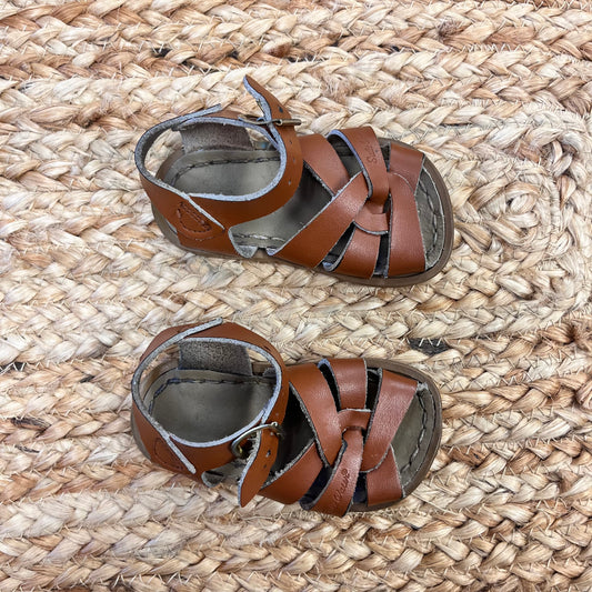Brown Leather Strappy Sandals