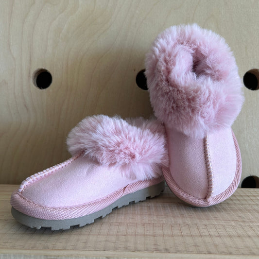 Pink Hard Sole Slippers