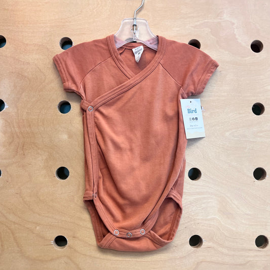 Organic Burnt Orange Bodysuit