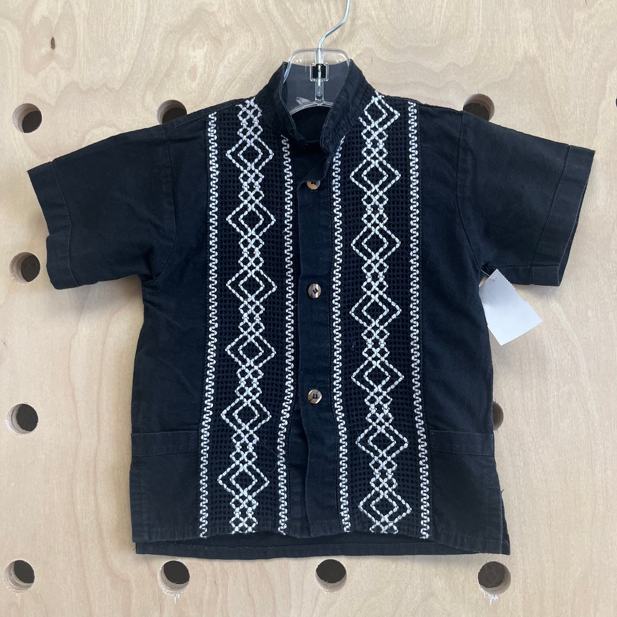 Black & White Button Up Shirt