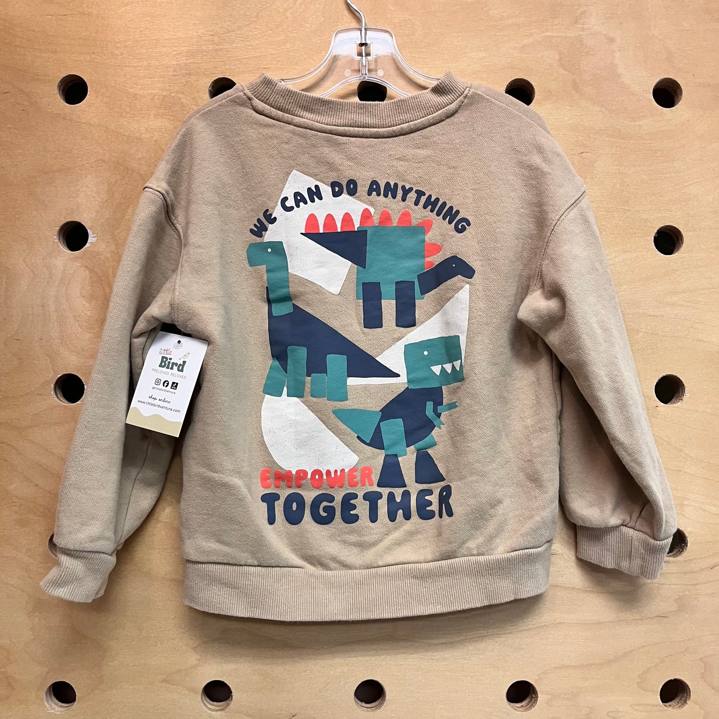 Tan 'Empower Together' Pullover